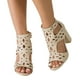 thumbnail image 3 of WILLBEST Sandalias Flexi Para Mujer, Modernas Y Veraniegas, Nuevas, De Tacón Cuadrado, Tacón Grueso, Punta Abierta, Transpirables, Cómodas, Sin Cremallera Grande., 3 of 9