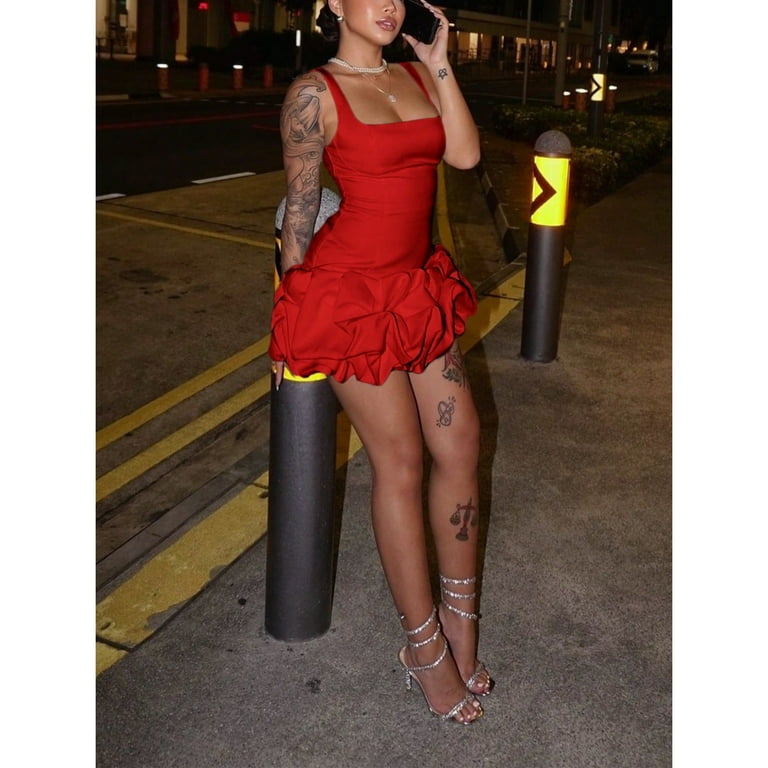 sexy festival dress Cinematic Sequin Mini Dress Black