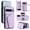 Purple, variant on Furiet Luxury Wallet Case for Google Pixel 8 Pro 5G & Tempered Glass Card Slot Slim Flip Purse Shoulder Strap, PU Leather Card Holder Stand Phone Cover for Pixel8Pro Pixel8 XL Eight 8Pro Deep Purple