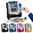 thumbnail image 2 of BAELLERT Kids ATM Piggy Bank Toy with Card Electronic Cash Coin Saving Bank Educational Automatic Password ATM Machine Toddlers Boys Girls Gift, 2 of 8