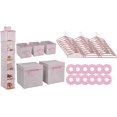 thumbnail image 1 of Delta Children Nursery Storage 48 Piece Set, Infinity Pink, 1 of 3