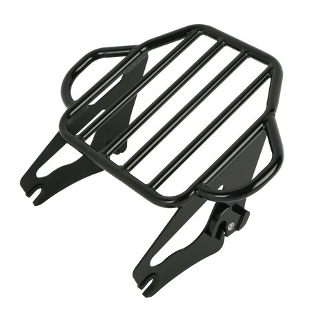 Black Detachable Luggage Rack For 2009-2022 Harley-Davidson Road