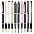 thumbnail image 4 of Cross Century® II Black Micro Knurl and Matte Black PVD Medium Nib Fountain Pen with Polished Black PVD Coated Stainless Steel Nib, 4 of 7