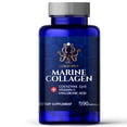thumbnail image 1 of GOLDOPUS Marine Collagen Capsules with Hyaluronic Acid, Coenzyme Q10, Vitamin C - Preserve Beauty and Youth - Promote Firm Skin, Strong Nails&Hair, Healthy Joints, 90 Capsules, 1 Month Supply, 1 of 4