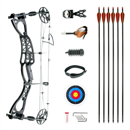 BALLISTA X Compound Bow - 310 fps 40-65 lbs Draw Ambidextrous - Ideal for Target & Hunting