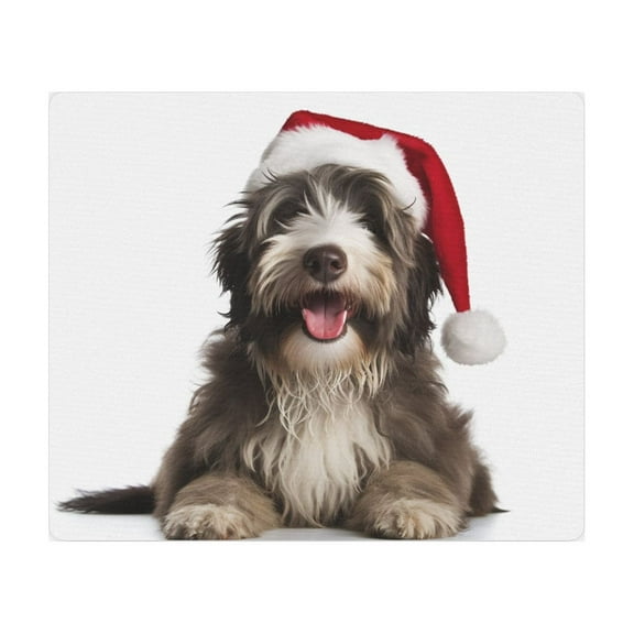 DistinctInk Mouse Pad - 1/4" Foam Rubber - Bergamasco Sheepdog Puppy