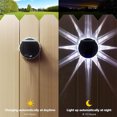 thumbnail image 4 of Advancent Oficina en casa al aire libre 8 modos luz solar de pared impermeable a prueba de lluvia Patio patio trasero camino pasarela jardín Iluminación y accesorios Vistoso, 4 of 6