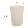 thumbnail image 7 of Mainstays - Cream Round Plastic Tumbler, 18-Ounce, 7 of 7