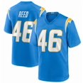 thumbnail image 1 of Men's Los Angeles Chargers Nikko Reed Powder Blue Embroidered Collectible Jersey-S, 1 of 2