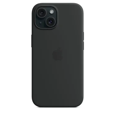 For iPhone 15 Plus Silicone Case with MagSafe ，Black