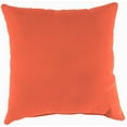thumbnail image 5 of Jordan Manufacturing Sunbrella 16" x 16" Canvas Melon Solid Square Outdoor Throw Pillow (2 Pack), 5 of 10