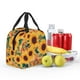 thumbnail image 5 of Easygdp Bohemian Sunflower Bolsa Térmica Premium - Tela Oxford Impermeable, Gran Capacidad, Bolsillo Frontal, Unisex para Trabajo, Escuela, Actividades al Aire Libre y Picnics, 5 of 8