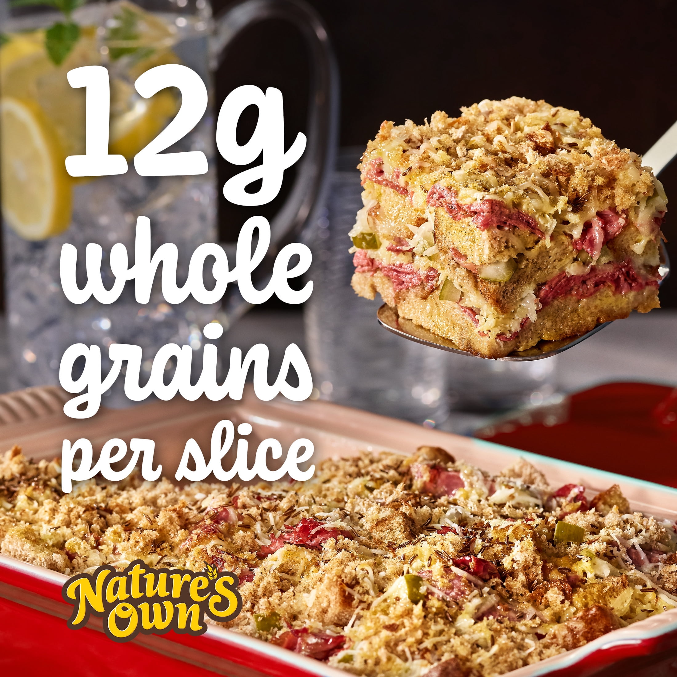 Nature's Own 100% Whole Grain, Non-GMO Whole Grain Sandwich Bread, 20 oz Loaf