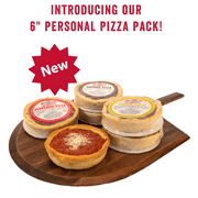 Giordano's 6 inch Deep Dish Frozen Pizza Variety 6 pack