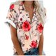 thumbnail image 1 of Mujeres Pantalones Cortos Impresos Blusas de Manga Corta Y Top Regular, Vestido de Moda de Verano Casual para Mujeres, 1 of 5
