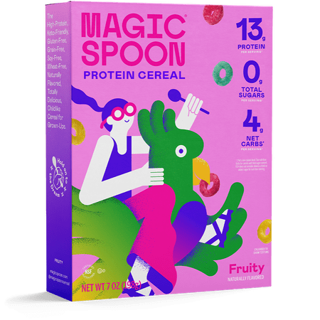 Magic Spoon Fruity Grain-Free Breakfast Cereal  7 oz Box