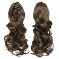 thumbnail image 1 of CAROOTU Clip-On Bouclé Queue de Cheval Cheveux Extension Femmes Griffe sur Long Perruque Ondulée Cheveux Morceau, 1 of 6