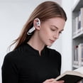 thumbnail image 5 of Open-Ear Bluetooth Headphones with 8MP Camera 1080P Recording Translation Sports Wireless Earbuds for Fitness Travel(White), 5 of 5