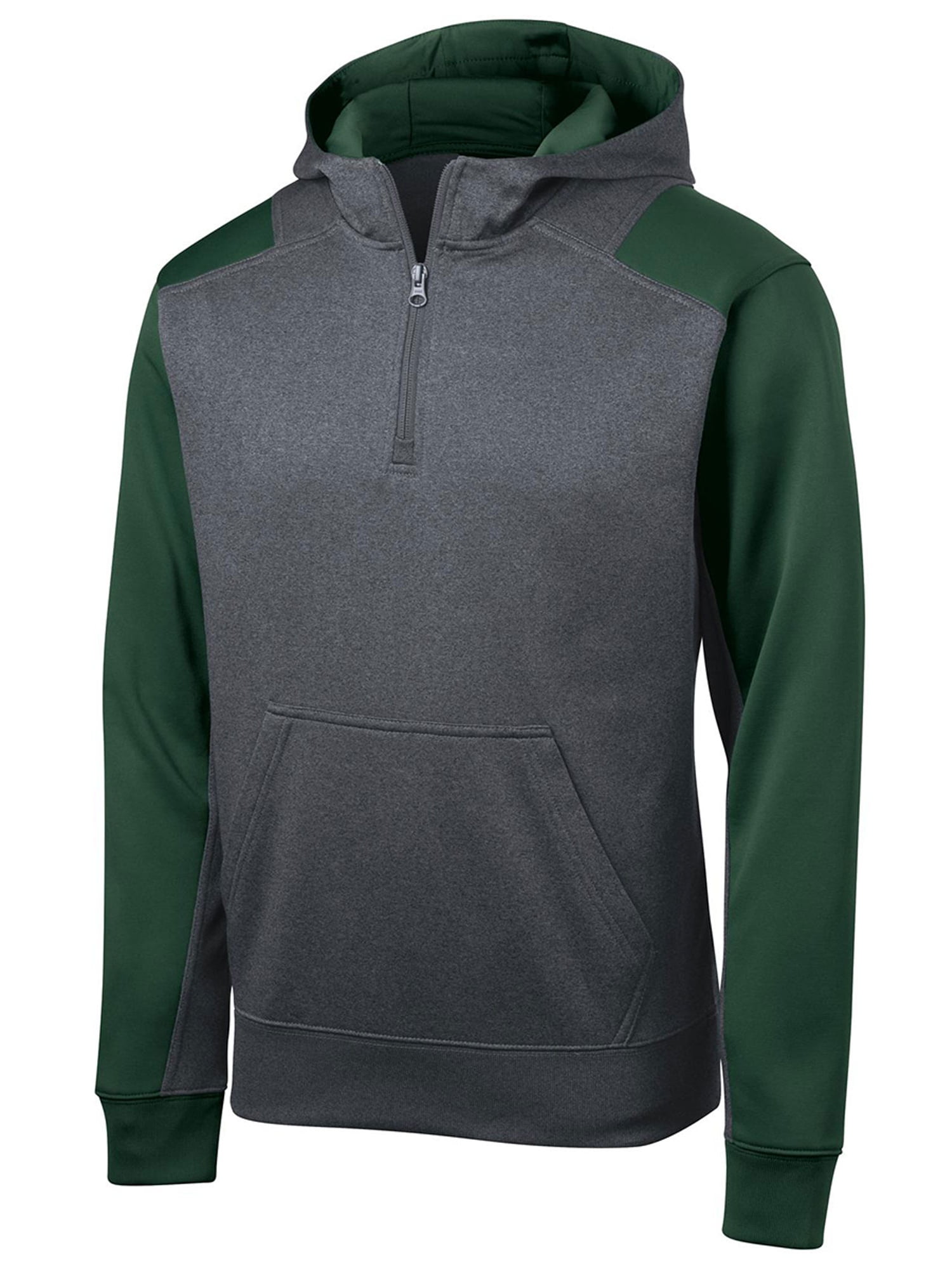Sport-Tek - Sport-Tek Fleece 1/4-Zip Hooded Sweatshirt - Walmart.com ...