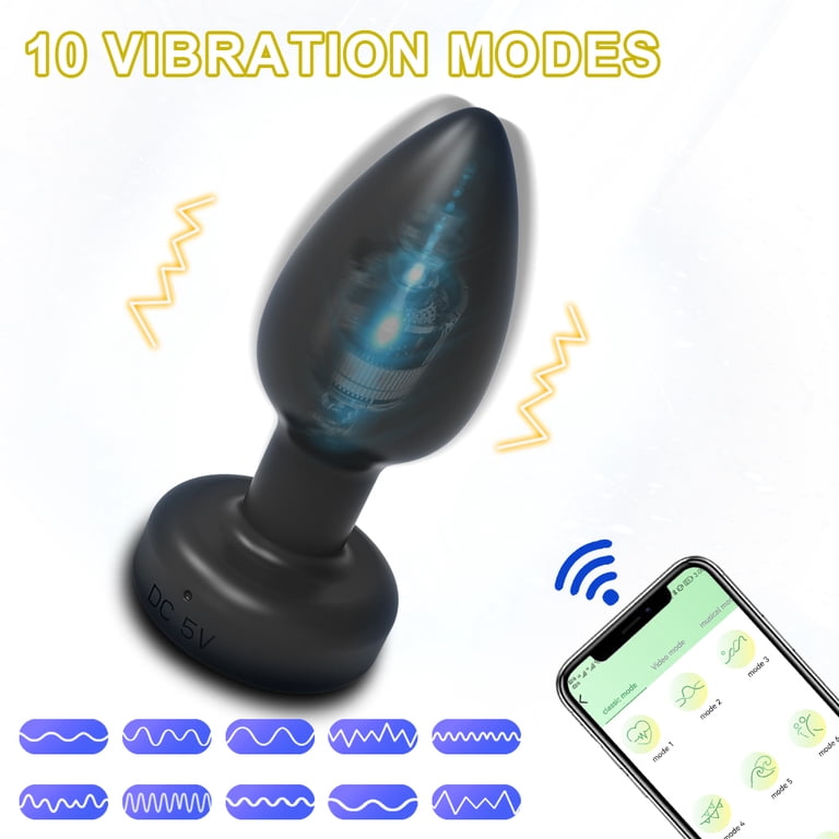 abgesonderte befriedigung wird geltend gemacht Bluetooth Bluetooth butt plug Vibrator with Music and main image 1