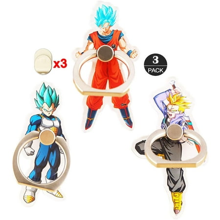 ZOEAST(TM) 3 Pack Blue Goku Vegeta Tranks Phone Ring Grip Universal 360° Adjustable Holder Car Desk Hook Stand Stent | Walmart Canada ZOEAST(TM) 3 Pack Blue Goku Vegeta Tranks Phone Ring Grip Universal 360° Adjustable Holder Car Desk Hook Stand Stent | Walmart Canada