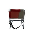 Ozark Trail Anywhere Stadium Seat, Red and Grey, Adult