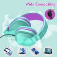 thumbnail image 5 of Seenda Kids Headphones, Wired Headphones for Kids On-Ear with Microphone, Foldable Stereo Tangle-Free Headphones for Girls Boys School Travel, 5 of 6