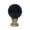 Black - Pack of 1, variant on Royal Designs, Inc. Ceramic Sphere Lamp Finial for Lamp Shade, F-5055BLK-1, Black, Single