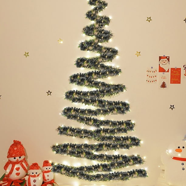 Ganfancp 5 Metros Christmas Ribbon Stretch Lights Strip Ambient Lights Beads Decoration Strip Party Decoration Shop Colourful String Lights Wool Strip Lights Ofertas Flash Liquidación 1X Cinta de Luc