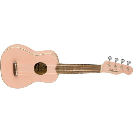 Fender - Venice Soprano 4-String Ukulele - Shell Pink