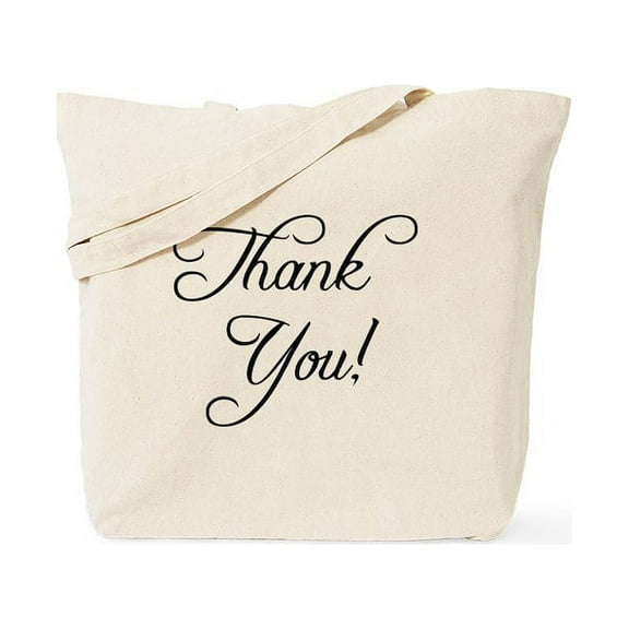 CafePress - Thank You Tote Bag - Unisex Canvas Tote Bag, Beige, 1-Piece