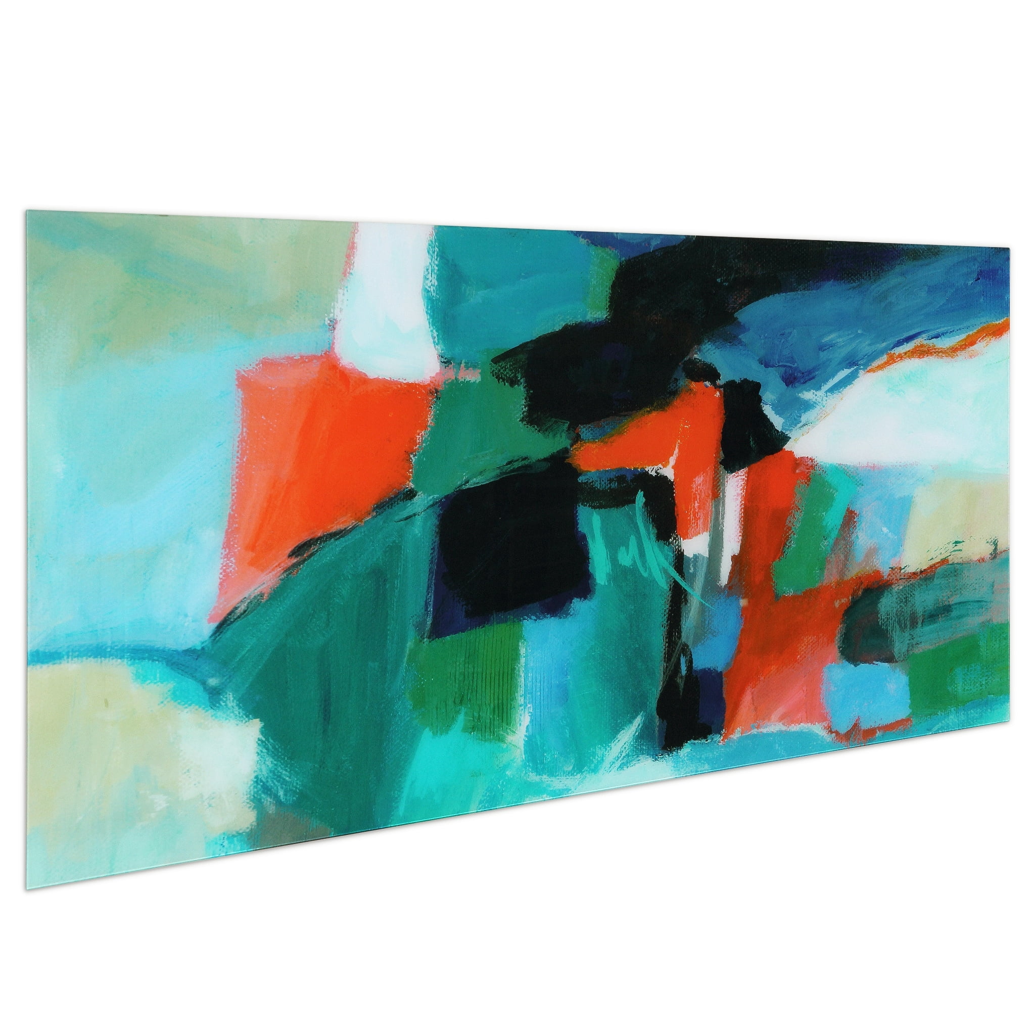 Empire Art Direct Color Splash Frameless Free Floating Tempered Glass Panel Graphic Wall Art, 72" x 36", Ready to Hang