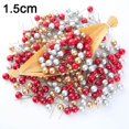 thumbnail image 1 of 50/100 unids/lote mini baya de plástico flor artificial cereza roja estambre nacarado boda Navidad pastel caja coronas Decoración Tan Jianjun unisex, 1 of 2