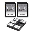 thumbnail image 1 of Sony 64GB E-Series High Speed SD Card Bundle 3 Items, 1 of 3
