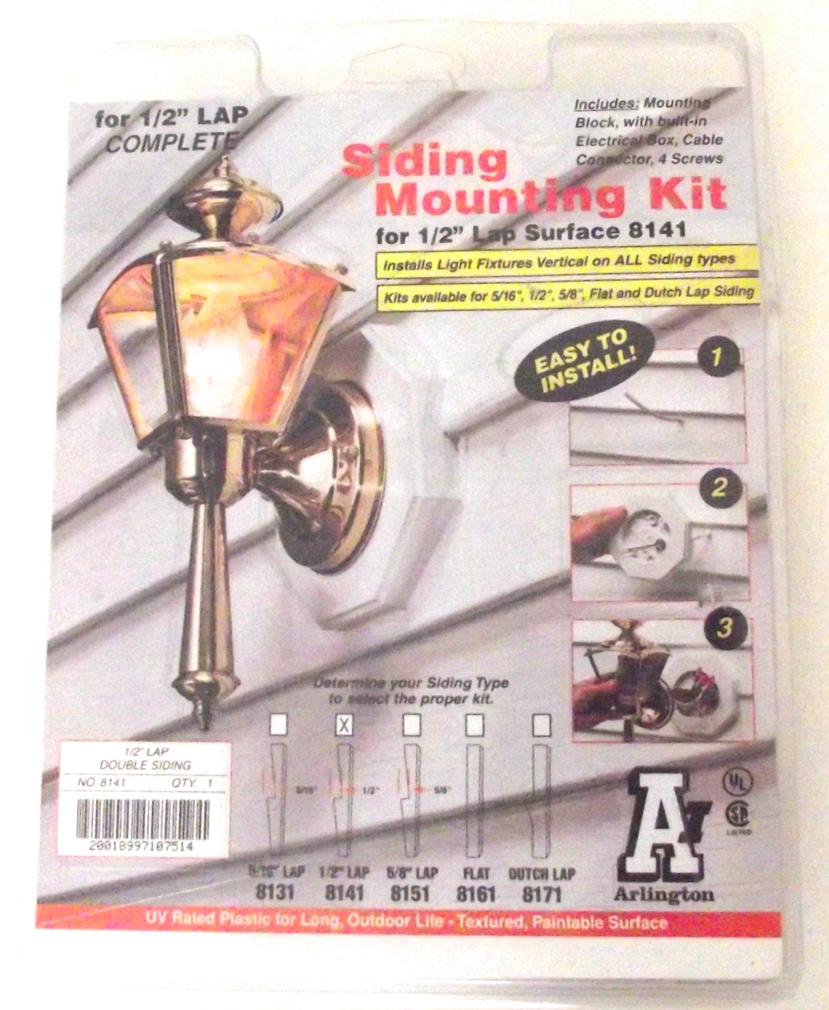 Arlington Siding Block Kit 8171 Dutch Lap for sale online 