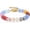 Style-04, variant on Women's gemstone beaded bracelet, colorful natural stone surfing beach rainbow bracelet, jewelry gift