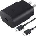 thumbnail image 2 of Samsung Cargador de Pared USB Tipo C de 25 W para Samsung Galaxy S23/S22/S21/S20/S10/Ultra/Plus,Note, 2 of 9