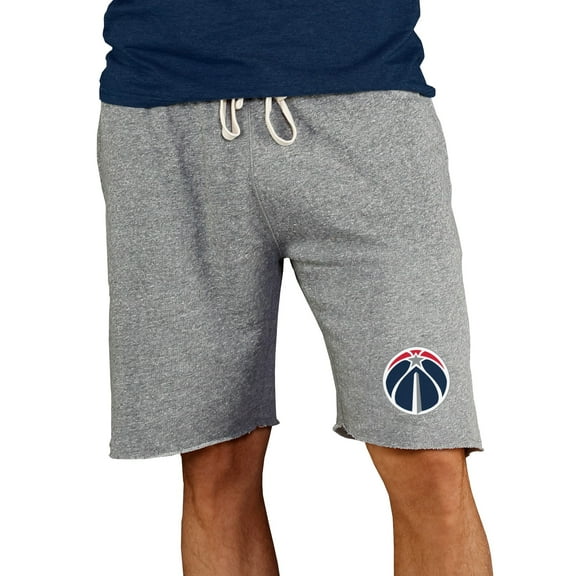 Men's Concepts Sport Gray Washington Wizards Mainstream Terry Shorts