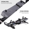 thumbnail image 5 of Remote  car chassis,Ii 90046 90047 Frame 1/10 Scx10 Crawler Car Diy Scx10 Ii 90046 90047 90047 Crawler Mewmewcat Hxber Buzhi Black no Tires, 5 of 6