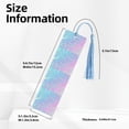 thumbnail image 3 of Kdxio Fantasy Gradient Print Metal Tassel Bookmarks,Perfect Gift for Art Lovers and Bookworms Metal Bookmarks for Women, 3 of 8