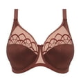 thumbnail image 3 of Elomi Cate Embroidered Full Cup Banded Underwire Bra (4030),36F,Dark Copper, 3 of 5