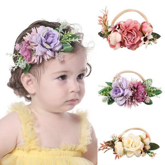 Visland Baby Girl Flower Headband , Polyester Stretchy Headbands Decor For Newborn Infant Toddler