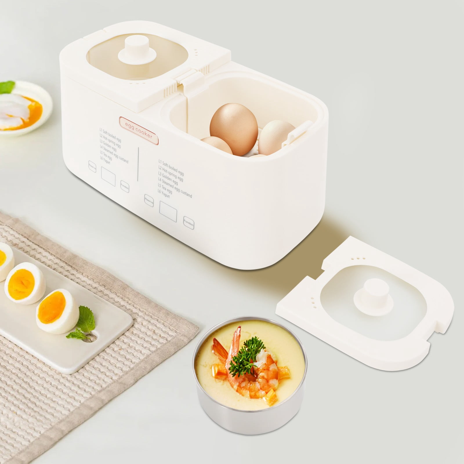 Egg Cooker Rapid Egg Cooker Egg Boiler with Auto Shut Off Feature