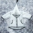 thumbnail image 1 of Imperméable Réutilisable Plus Épais Poncho de Pluie Veste Imperméable pour Enfants Garçon Fille, Transparent, P, 1 of 7