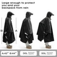 thumbnail image 4 of Military Style Poncho Multi Use Rip Stop Camouflage Rain Ponchohooded Waterproof Raincoat For Outdoor Activities-dwdz, 4 of 5