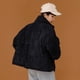 thumbnail image 4 of Chaqueta de pana de invierno acolchada de algodón para mujer, cuello corto de la chaqueta de algodón acolchada pequeña más abrigo, 4 of 6