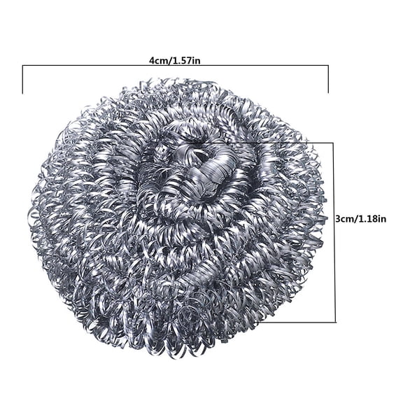 Yxwen Steel Wool, Dish Scrubber, Steel Wool Scrubber, Stainless Steel Scrubber, Metal Scrubber, Dish Sponge,Dishwashing Scouring Pads Heavy Duty for Cleaning Dishes Pots and Pans Bathroom Oven