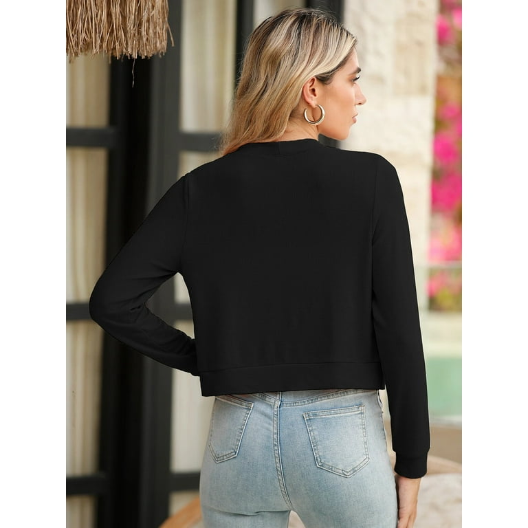 Chiclily Women Lightweight Cardigan Long Sleeve V Neck Chiclily Women Lightweight Cardigan Long Sleeve V Neck