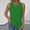Green, variant on Womens Summer Casual Tank Tops 2026 Loose Fit Sleeveless Blouses Blue Round Neck Eyelet Embroidery Breathable Plus Size,Size S