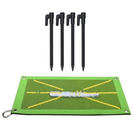 Golf Swing Test Pad Track Display Training Mat Analysis Correct Path Shock Absorbent Soft Base Gift for Golf Lovers